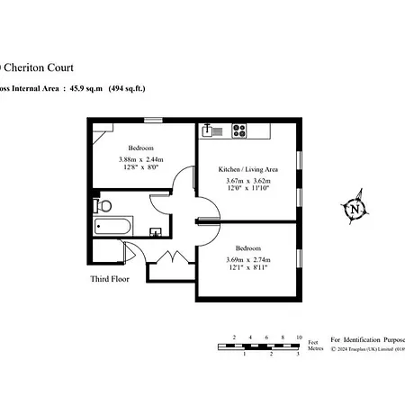 Chic 2-Bed Apartment, Free Wi-Fi And Parking London Exterior photo