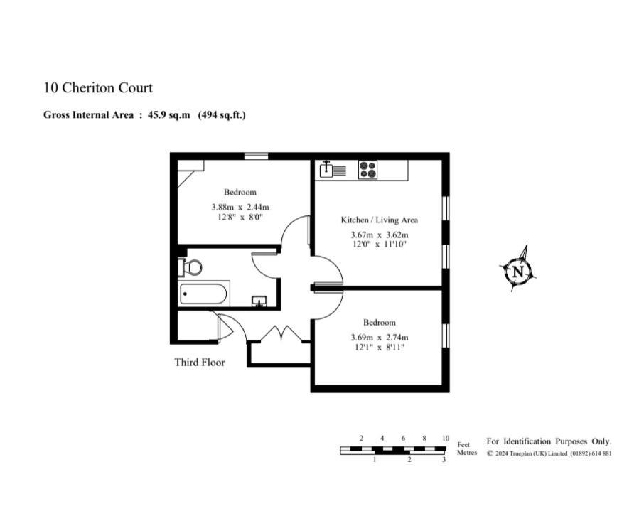 Chic 2-bed Apartment, Free Wi-fi And Parking Londen